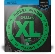 Daddario EXL220-5 Super Light, 40-125 - Strings