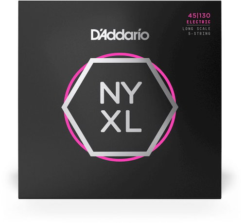 D'Addario NYXL, Regular Light, 5-String, 45-130 - Strings - Main image