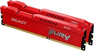 Kingston FURY 8 GB KIT DDR3 1600 MHz CL10 Beast Red - Operačná pamäť