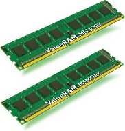 1GB (KIT 2x512MB) DDR3 1333MHz CL8-8-8 Kingston BOX - -