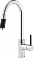 DEANTE ASTER chrome/black - Sink mixer with water filter connection BCA_064M - Tap
