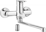 DEANTE Chaber chrome - Wall mounted basin mixer with extended spout - hose connection BGC_ - Tap