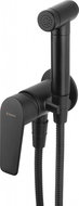 DEANTE Jasmin black - Wall-mounted bidet mixer with bidet hand shower BGJ_N34M - Tap