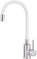 DEANTE Luno stainless steel - white - Sink mixer, elastic BOC_W720 - Tap
