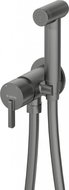 DEANTE Silia titanium Bidet mixer, concealed installation, with bidet hand shower BQS_D34M - Tap