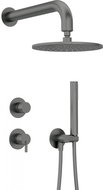 DEANTE Silia titanium single lever, mixer Socket shower set, with shower head NQS_D9YK - Tap