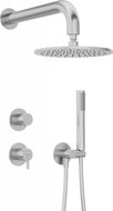 DEANTE Silia stainless steel single lever, mixer Socket shower set, with shower head NQS_F9YK - Tap