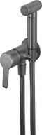 DEANTE Arnika pedestal bidet mixer with hand-held bidet shower, titanium (BQA_D34M) - Bidet Shower