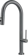 DEANTE Olfato Kitchen Faucet with pull-out spout, 2 jets, titanium (BQO_D72M) - Tap