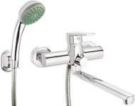 DEANTE Tubo Umyvadlová a vanová baterie, nástěnná, s podlouhlou výpustí (BUT_057M) - Tap