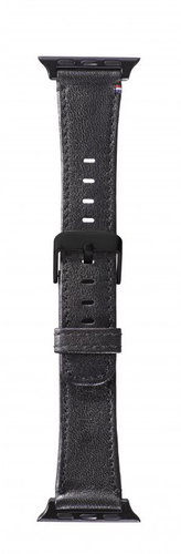 Decoded Leather Strap Black Apple Watch 1.2 (38mm) - Watch Strap - Main image