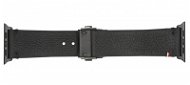 Dekódolt bőrszíj fekete Apple Watch 1,2 (42mm) - Szíj