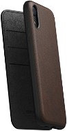 Nomad Folio Leather Case Brown iPhone XR - Protective Case
