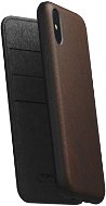 Nomad Folio Leather Case Brown iPhone XS/X - Phone Cover