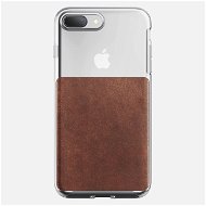 Nomad Clear Case, Rustic Brown, iPhone 8 Plus/7 Plus - Phone Cover