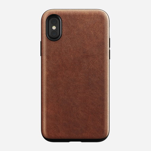 Nomad Rugged Case Rustic Brown iPhone X - Phone Cover - Main image
