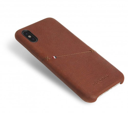 Decoded Leather Case Brown iPhone X - Phone Cover - Main image