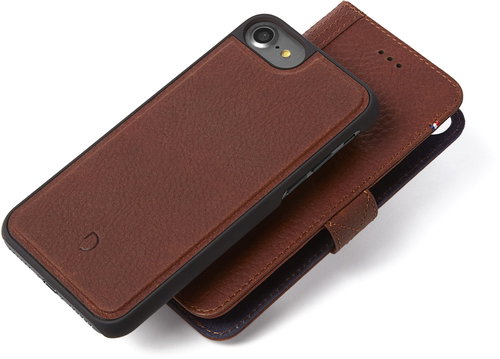 Decoded Leather 2in1 Wallet Case Brown for iPhone 7/8/SE 2020 - Phone Case - Main image