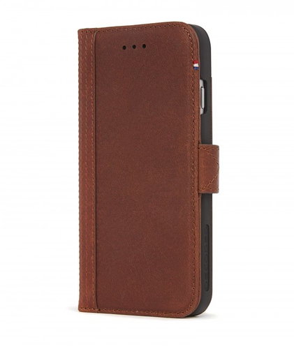 Decoded Leather Wallet Case Brown iPhone 7/8/SE 2020 - Phone Case - Main image