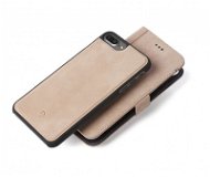 Díszített bőr védőtok 2in1 pénztárca tok Rose iPhone 7 Plus /8 Plus számára - Mobiltelefon tok