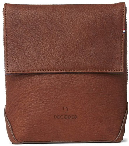 Decoded Leather Travel Pouch Brown - Protective Case - Main image
