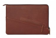 Odnímateľný kožený štíhly sleeve Brown MacBook Pro 13 - Puzdro na notebook