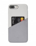 Verzierte Leder-Rückseiten-Abdeckung Weiß / Grau iPhone 8 Plus / 7 Plus / 6s Plus - Handyhülle