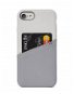 Entschlüsselte Ledertasche Weiß / Grau iPhone 8/7/6 s - Schutzabdeckung