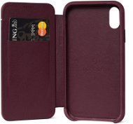 Decoded Leather Slim Wallet Purple iPhone XR - Phone Cover
