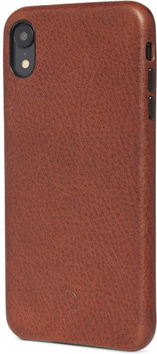 Decoded Leather Case Brown iPhone XR - Tablet cover - Main image
