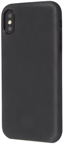 Decoded Leather Case Black iPhone XS Max - Tablet cover - Main image