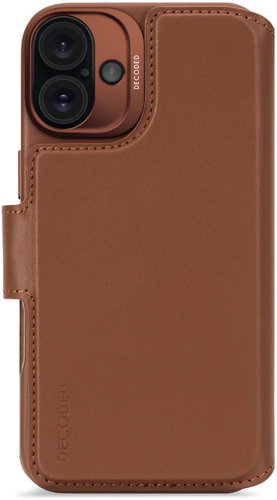 Decoded Leather Detachable Wallet tan iPhone 16 - Softcase-Handyhülle - Hauptbild