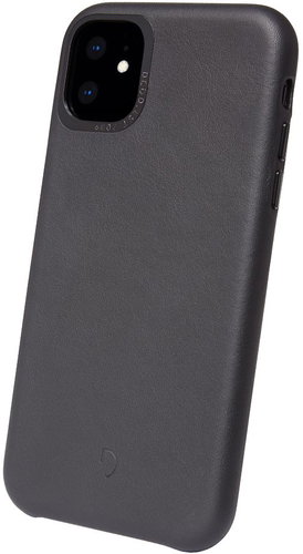 Decoded Leather Backcover Black iPhone 11 - Phone Cover - Main image