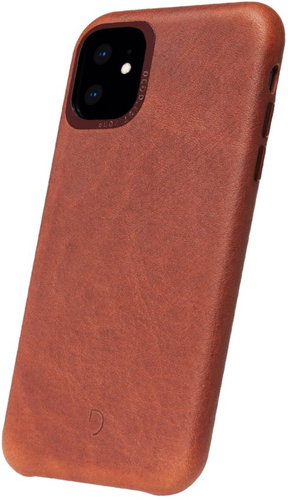 Decoded Leather Backcover Brown iPhone 11 - Phone Cover - Main image