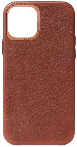 Decoded Backcover Brown iPhone 12/iPhone 12 Pro - Phone Cover - Main image