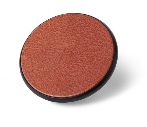 Decoded Leather Qi Wireless Charger Brown - Wireless Charger - Main image