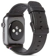 Decoded Leather Strap Black Apple Watch 44/42 mm - Remienok na hodinky