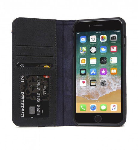 Decoded Leather Wallet Case Black iPhone 8 Plus/7 Plus/6s Plus - Phone Case - Main image