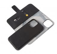 Decoded Leather Detachable Wallet Black iPhone 14 tok - Mobiltelefon tok