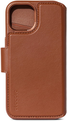 Decoded Leather Detachable Wallet Tan iPhone 15 Plus - Phone Case - Main image