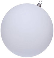 DECOLED Plastic ball, d. 40 cm, white, matt - Christmas Decoration