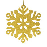 DECOLED Snowflake III, diameter 80 cm, gold - Christmas Decoration