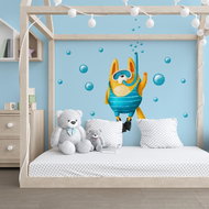 Decoralina – Kocour potápěč - Samolepicí fólie