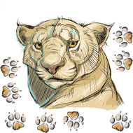 Decoralina – Tiger Time - Samolepicí fólie