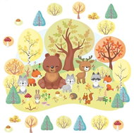 Decoralina – Zvířecí rodinka - Samolepicí fólie