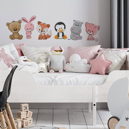 Decoralina – Zvířecí kamarádi 1 - Samolepicí fólie - Main image