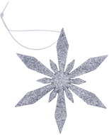 DECOLED Christmas decoration - snowflake, silver, 15 cm - Christmas Decoration