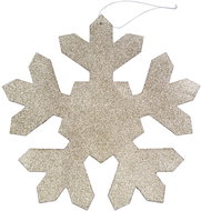 DECOLED Christmas decoration - snowflake, gold, 80 cm - Christmas Decoration