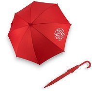 Derby Dětský holový vystřelovací deštník s potiskem červená - Children's Umbrella