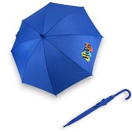 Derby Dětský holový vystřelovací deštník s potiskem modrá - Children's Umbrella